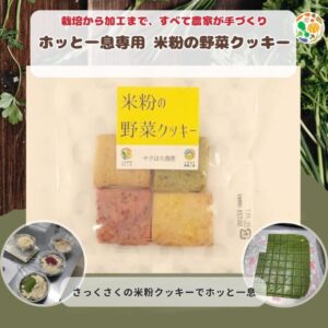 ほっと一息専用:無農薬野菜と 米粉 のクッキー(送料別)