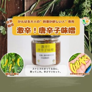 激辛‼️ 唐辛子味噌(送料別)