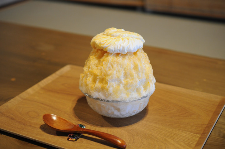 完熟ミニトマトのかき氷